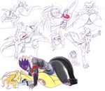  astrofenn beelzemon digimon impmon renamon 