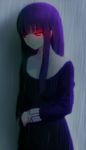  asagami_fujino bad_id bad_pixiv_id kara_no_kyoukai long_hair purple_hair red_eyes solo yasuko_(yg) 