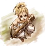  artist_request bow_(weapon) chrono_trigger crossbow marle ponytail solo weapon 