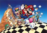  bowser goomba hammer_bro iggy_koopa koopa koopa_paratroopa koopalings lakitu larry_koopa lemmy_koopa ludwig_von_koopa luigi mario mario_(series) morton_koopa_jr. nintendo official_art princess_peach roy_koopa super_mario_bros. super_mario_bros._3 toad wendy_o._koopa 