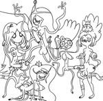  adventure_time doctor_princess fionna_the_human_girl full_circle ice_queen jungle_princess marceline princess_bubblegum 