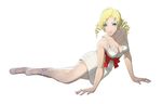  absurdres blonde_hair blue_eyes breasts catherine catherine_(game) cleavage drill_hair highres lips long_legs medium_breasts official_art soejima_shigenori solo 