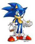  blue_hair green_eyes hair hedgehog male mammal scorched sega sonic_(series) sonic_the_hedgehog 