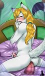  2012 anal anal_penetration asi blonde_hair blue_eyes blush dildo erection feline gay girly hair long_hair looking_at_viewer male masturbation natysanime nude open_mouth penetration penis sex_toy solo 