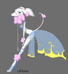  anthro canine clothing color cute cutie_mark dog dressed female grey_background hair high_heels looking_at_viewer male mammal oldmusic oldmusic_(artist) plain_background poodle pose signature smile solo standing straight young 