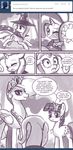  cape comic crown cutie_mark english_text equine female feral friendship_is_magic hair hat horn horse john_joseco mammal my_little_pony pony princess_celestia_(mlp) sweat text trixie_(mlp) tumblr twilight_sparkle_(mlp) two_tone_hair unicorn winged_unicorn wings wizard_hat 