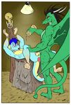  anal bdsm blue_dragon bondage bound dragon gay honey male penis transformation wings xander_the_blue 
