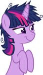  absurd_res bedroom_eyes equine female feral friendship_is_magic hi_res horn horse mammal messy_hair my_little_pony pony purple_eyes solo twilight_sparkle_(mlp) unicorn zutheskunk 