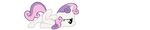  animated crunchnugget cub equine female feral friendship_is_magic green_eyes hair horn horse mammal my_little_pony plain_background pony scoot solo sweetie_belle_(mlp) transparent_background two_tone_hair unicorn young 