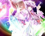  book crescent hat nyannyanyan patchouli_knowledge solo touhou 