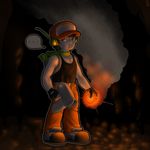  cave_story fanart fireball human machine male mammal mechanical mot not_furry quote quote_(cave_story) robot video_games 