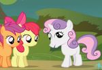  animated apple_bloom_(mlp) bow catfood-mcfly cub cutie_mark_crusaders_(mlp) derp equine female feral forest friendship_is_magic fur green_eyes hair horn horse mammal my_little_pony orange_fur pegasus pony purple_eyes purple_hair red_hair scootaloo_(mlp) sweetie_belle_(mlp) tan_fur tree two_tone_hair unicorn what what_has_science_done white_fur wings young 