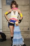  cosplay final_fantasy final_fantasy_x final_fantasy_x-2 highres photo saya_(cosplayer) shorts yuna yuna_(cosplay) 