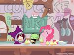 cat chowder chowder_(series) crossover cupcakes eating epilepsy_warning equine feline female flash flashing_lights friendship_is_magic gir group hair horse invader_zim male mammal my_little_pony party pinkie_pie_(mlp) pony unknown_artist 
