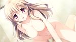  blush breasts brown_hair censored cube game_cg kanekiyo_miwa kurano-kunchi_no_futago_jijou kurano_izumi long_hair nipples nude penis sex wet 