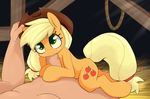  applejack_(mlp) cowboy_hat cutie_mark equine fellatio female feral friendship_is_magic hat hi_res horse human interspecies male my_little_pony nude oral oral_sex pony sex smitty_g straight 