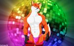  abs anthro biceps big_muscles bulge canine clothing fabfelipe fox foxy_bingo male mammal mascot muscles pants pecs pink_clothing shiny solo speedo swimsuit thong toned trousers underwear undressing 