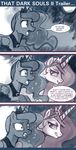  english_text equine female feral friendship_is_magic hair horn horse john_joseco mammal my_little_pony open_mouth pony princess princess_celestia_(mlp) princess_luna_(mlp) royalty shocked sparkle text tongue tongue_out two_tone_hair winged_unicorn wings 