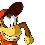  cap diddy_kong donkey_kong_country hat lowres mario_(series) smile super_mario_bros. 