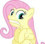  absurd_res alpha_channel blue_eyes cutie_mark equine female feral flizzick fluttershy_(mlp) friendship_is_magic fur green_eyes hair hi_res horse looking_at_viewer mammal my_little_pony nervous pegasus pink_hair plain_background pony scared solo sweat transparent_background vector wings yellow_fur 