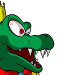  crocodile crocodilian crown donkey_kong_country fangs king_k._rool lowres mario_(series) super_mario_bros. 