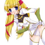  bad_id bad_pixiv_id blonde_hair blush code_geass long_hair monica_kruszewski solo thighhighs yunomi_(p-3-q) 