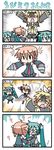  &gt;_&lt; 4girls 4koma ? aqua_hair chibi chibi_miku closed_eyes comic crossover drill drill_hair handshake hatsune_miku imagining kagamine_rin kasane_teto minami_(colorful_palette) multiple_girls silent_comic tears twin_drills twintails utau vocaloid |_| 