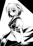  a_kirima greyscale monochrome onozuka_komachi solo touhou two_side_up 