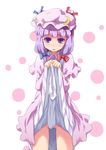  blush gahiro hat long_hair patchouli_knowledge purple_hair ribbon solo touhou 