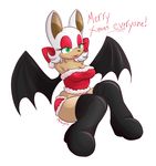  bat boots breasts christmas clothed clothing female holiday holidays mammal melangetic pose rouge_the_bat sega skimpy solo sonic_(series) 