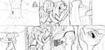  2012 bisexual black_and_white bush comic cutie_mark dildo disembodied_penis dragon equine erection eyes_closed fellatio female feral fluttershy_(mlp) friendship_is_magic group hair horse lesbian long_hair male mammal monochrome my_little_pony oral oral_sex pegasus penetration penis pony rainbow_dash_(mlp) scalie sex sex_toy sketch spike_(mlp) strapon tg-0 tree wing_boner wings wood 