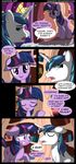  blue_eyes book brother_and_sister building comic cutie_mark dialog dialogue duo english_text equine eyes_closed female feral friendship_is_magic fur hair horn horse male mammal my_little_pony pony purple_eyes purple_fur shining_armor_(mlp) sibling snow text twilight_sparkle_(mlp) two_tone_hair unicorn veggie55 white_fur window wood 