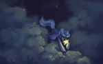  equine female feral friendship_is_magic horn horse mammal my_little_pony noel pony princess princess_luna_(mlp) royalty solo star winged_unicorn wings young 