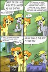 :3 blonde_hair carrot_top_(mlp) ciriliko comic creeper cutie_mark derpy_hooves_(mlp) equine female feral food friendship_is_magic green_eyes hair hamster horse mammal minecraft muffin my_little_pony om_nom_nom orange_hair pegasus pony rodent video_games wings yellow_eyes 