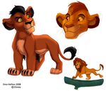  cub disney feline feral lion male mammal mufasa scar_(the_lion_king) simba the_lion_king young 
