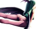  armais_(me-chan337) ass highres long_hair looking_back morrigan_aensland pantyhose solo vampire_(game) 