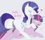  &lt;3 anal anal_penetration anatomically_correct anatomically_correct_pussy animal_genitalia anus cutie_mark drooling duo ear_biting english_text equine equine_pussy eyes_closed female feral friendship_is_magic fucked_silly hair horn horse japananon lesbian lying magic mammal multi-colored_hair my_little_pony nude on_front open_mouth orgasm penetration pony puffy_anus purple_eyes purple_hair pussy rarity_(mlp) saliva sex text tongue twilight_sparkle_(mlp) unicorn 