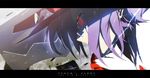  anime_coloring close-up electricity hat letterboxed nagae_iku profile purple_hair red_eyes siirakannu solo touhou 