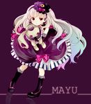  bad_id bad_pixiv_id blonde_hair character_name dress elbow_gloves gloves gothic_lolita gradient_hair hat lolita_fashion long_hair looking_at_viewer mayu_(vocaloid) multicolored_hair noki_(potekoro) solo stuffed_animal stuffed_bunny stuffed_toy usano_mimi vocaloid yellow_eyes 