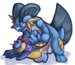  big_balls big_penis blush clitoris croconaw cum cum_in_pussy cum_inside female kayla-na male nintendo penetration penis pok&#233;mon pok&eacute;mon pussy scalie sex size_difference straight swampert vaginal vaginal_penetration video_games yellow_eyes 