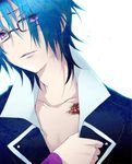  fushimi_saruhiko glasses k_(anime) short_hair solo 