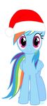 alpha_channel blue_body christmas drumblastingquilava equine female feral friendship_is_magic hair hat holidays horse looking_at_viewer mammal multi-colored_hair my_little_pony pegasus plain_background pony purple_eyes rainbow_dash_(mlp) rainbow_hair santa_hat simple_background solo transparent_background wings 