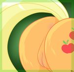  applejack_(mlp) butt butt_shot close-up cutie_mark equine female friendship_is_magic horse mammal my_little_pony nude pony presenting presenting_hindquarters pussy simple_background solo 