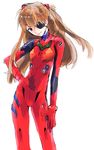  55futago bad_id bad_pixiv_id bangs blue_eyes bodysuit bracer breasts brown_hair closed_mouth contrapposto evangelion:_3.0_you_can_(not)_redo eyepatch gloves hand_on_hip hand_on_own_thigh head_tilt headgear highres leaning_to_the_side legs_apart light_smile long_hair looking_at_viewer neon_genesis_evangelion number pilot_suit plugsuit rebuild_of_evangelion red_bodysuit shikinami_asuka_langley simple_background sketch skinny small_breasts smile solo souryuu_asuka_langley standing tape turtleneck two_side_up white_background 