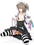  anal_beads androgynous artist_request censored crossdressing dress egg_vibrator erection headdress heart heart_censor looking_at_viewer male male_focus nipples penis pigtails sex_toy sex_toys short_twintails striped striped_legwear testicles thighhighs trap twintails u-suke utsuke vibrator 