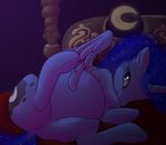  blue_hair chubby cute cutie_mark defenceless equine female feral friendship_is_magic hair horn horse looking_at_viewer mammal my_little_pony pony princess_luna_(mlp) solo winged_unicorn wings 