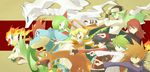  charizard feraligatr gardevoir hue_(pokemon) infernape jun_(pokemon) mitsuru_(pokemon) n n_(pokemon) ookido_green parody pokemon reshiram serperior silver silver_(pokemon) souji 