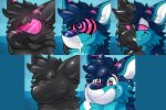  anthro drone fish hi_res hypnosis latex male male/male marine mind_control novayyyy pool_toy rindeadsong shark solo 