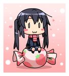  :3 artist_request candy chibi food k-on! nakano_azusa solo twintails 