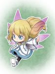  blonde_hair blue_eyes chibi collet_brunel colorized green_background long_hair pantyhose solo sukonbu tales_of_(series) tales_of_symphonia wings 